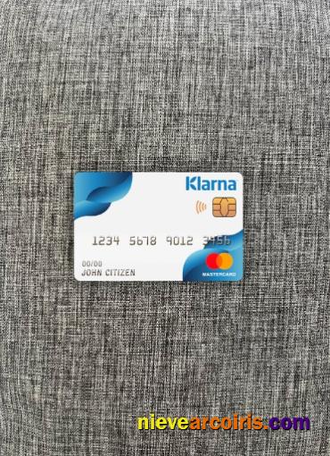 Finland Klarna bank mastercard photolook
